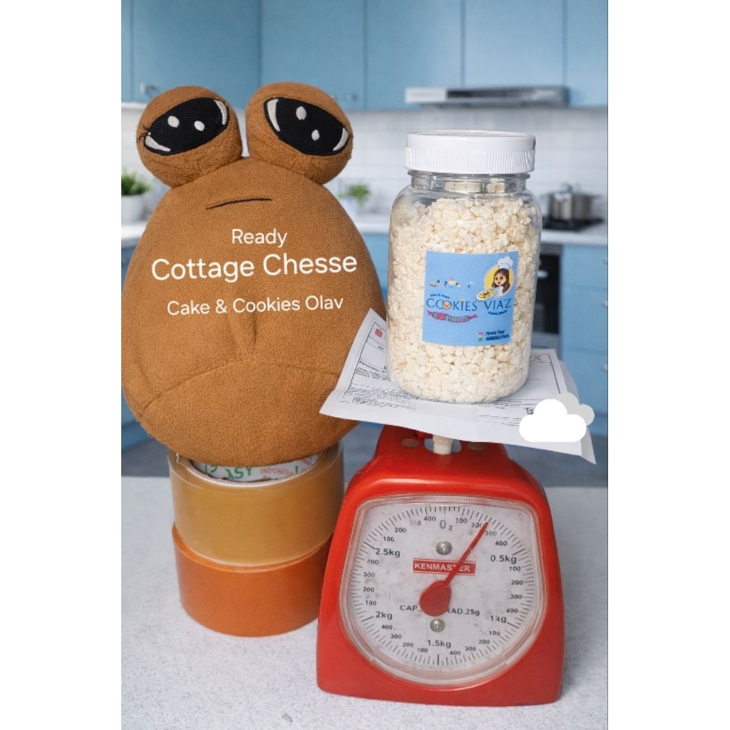 Cottage Cheese Spread/Oles/Cream, LINK 1 HARI SIAP KIRIM ,,Cottage Cheese 200Gram dan 500Gram ,Homem