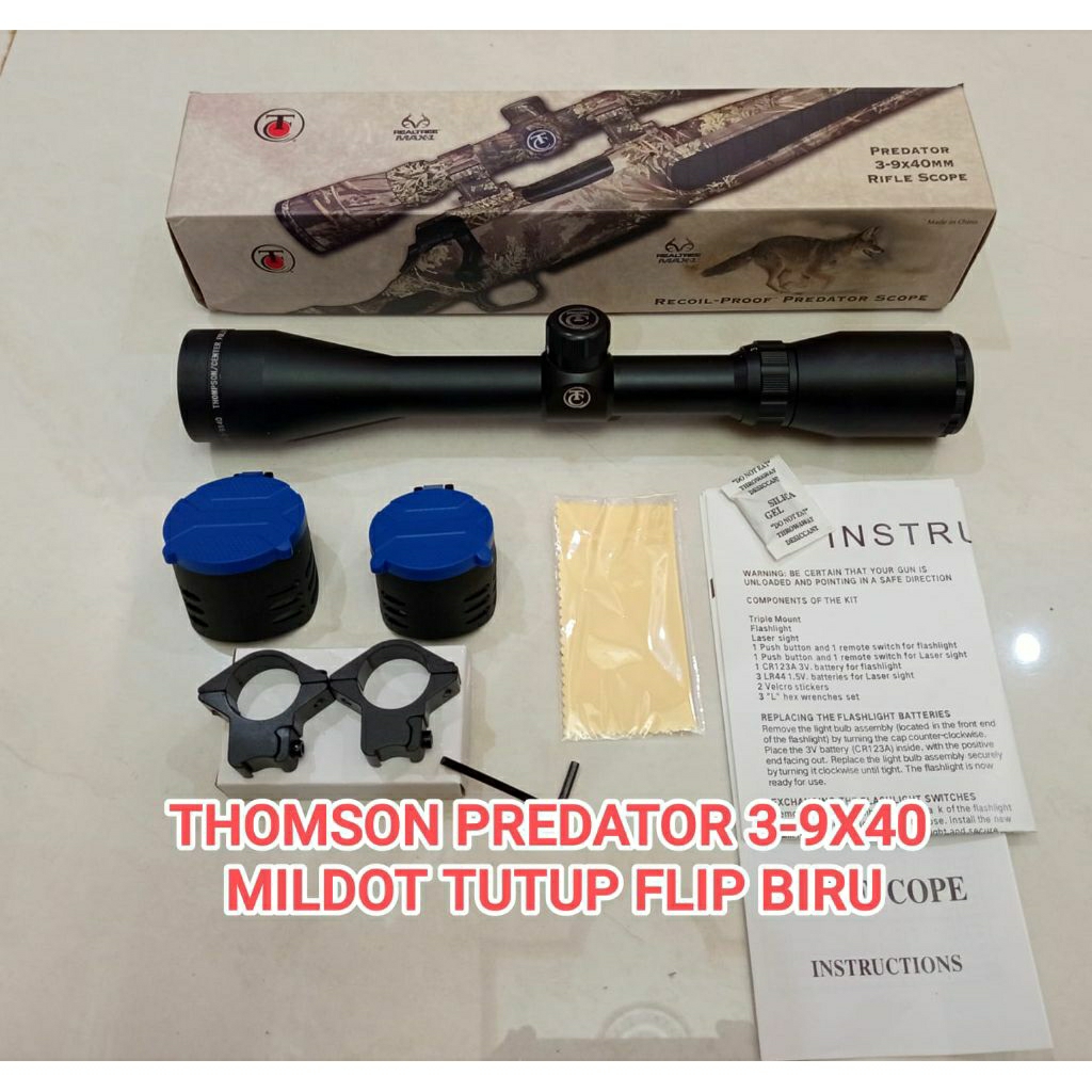 TELESCOPE THOMSON PREDATOR 3-9X40 mildot