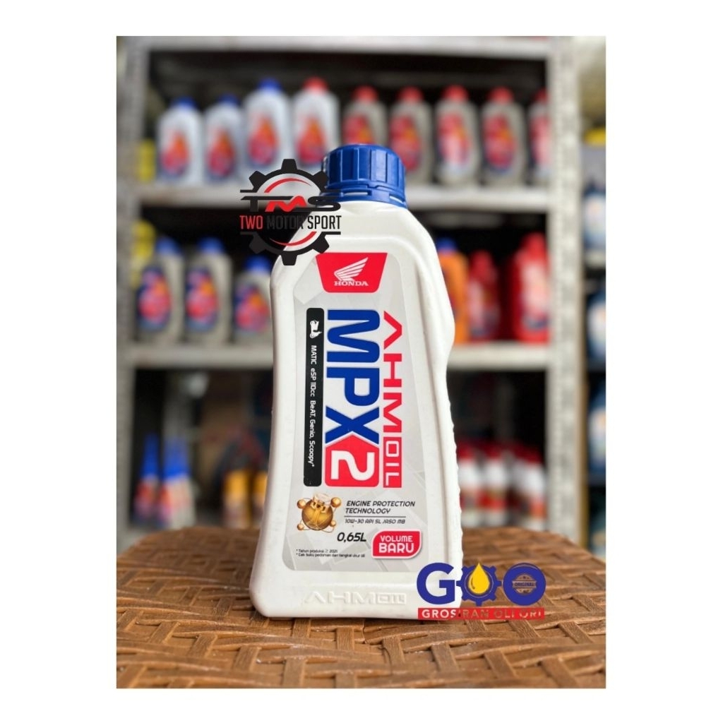 AHM MPX2 OLI MOTOR MATIC HONDA BEAT SCOOPY GENIO 0.65L ORIGINAL