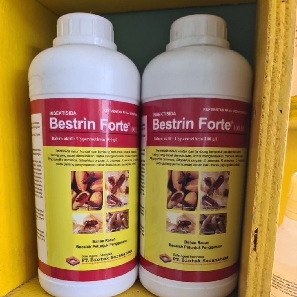 Beatrin Forte 100 EC kemasan 1 Liter obat hama kutu jagung kutu beras dan serangga lainya