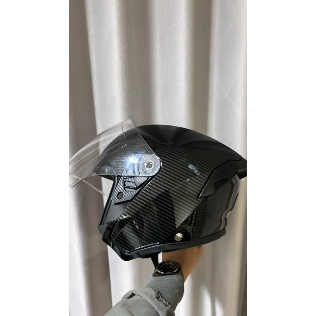 JUAL CEPAT RSV Windtail Carbon Visor Clear