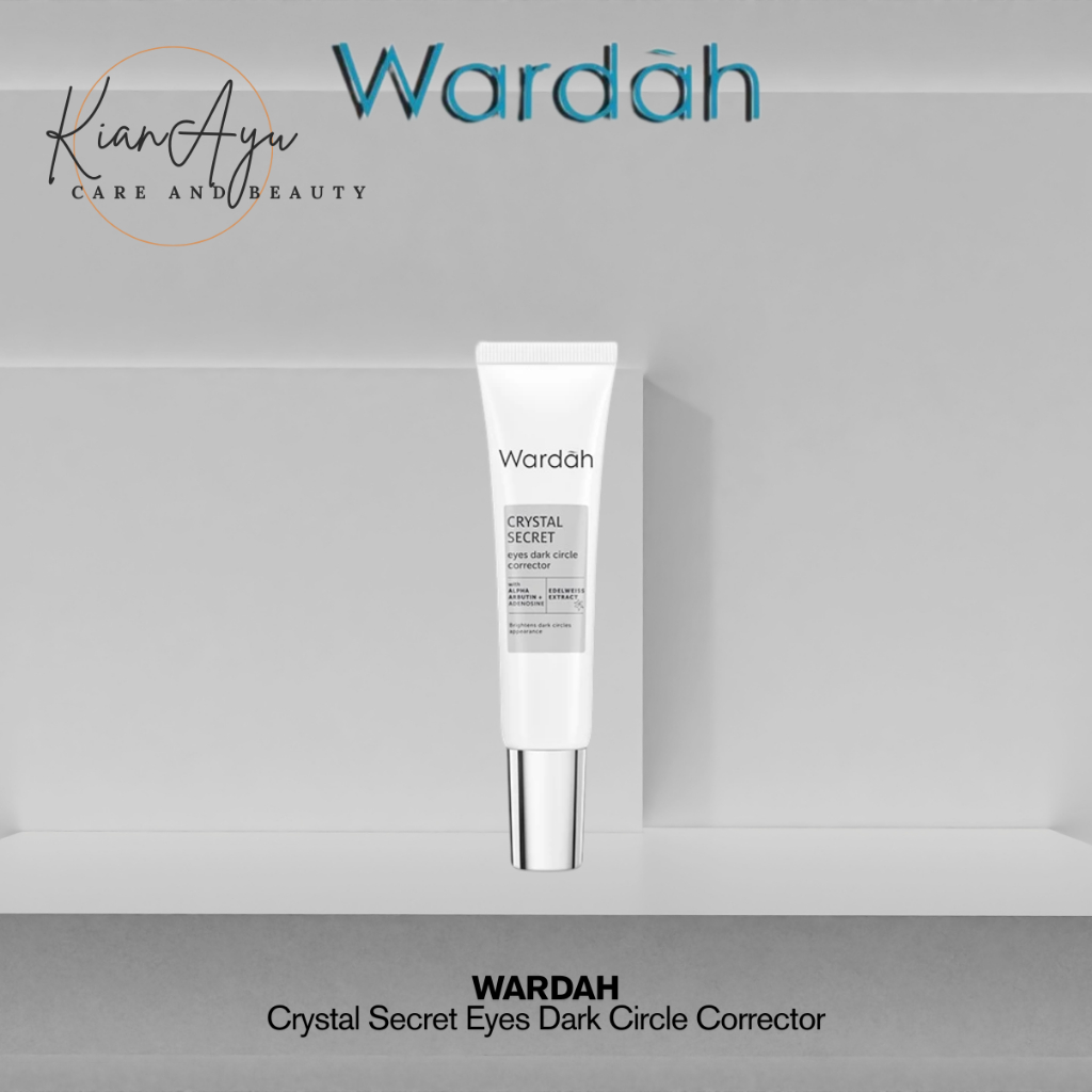 Wardah Crystal Secret Eyes Dark Circle Corrector Eye Serum Krim Pencerah Penghilang Mata Panda 10 ml