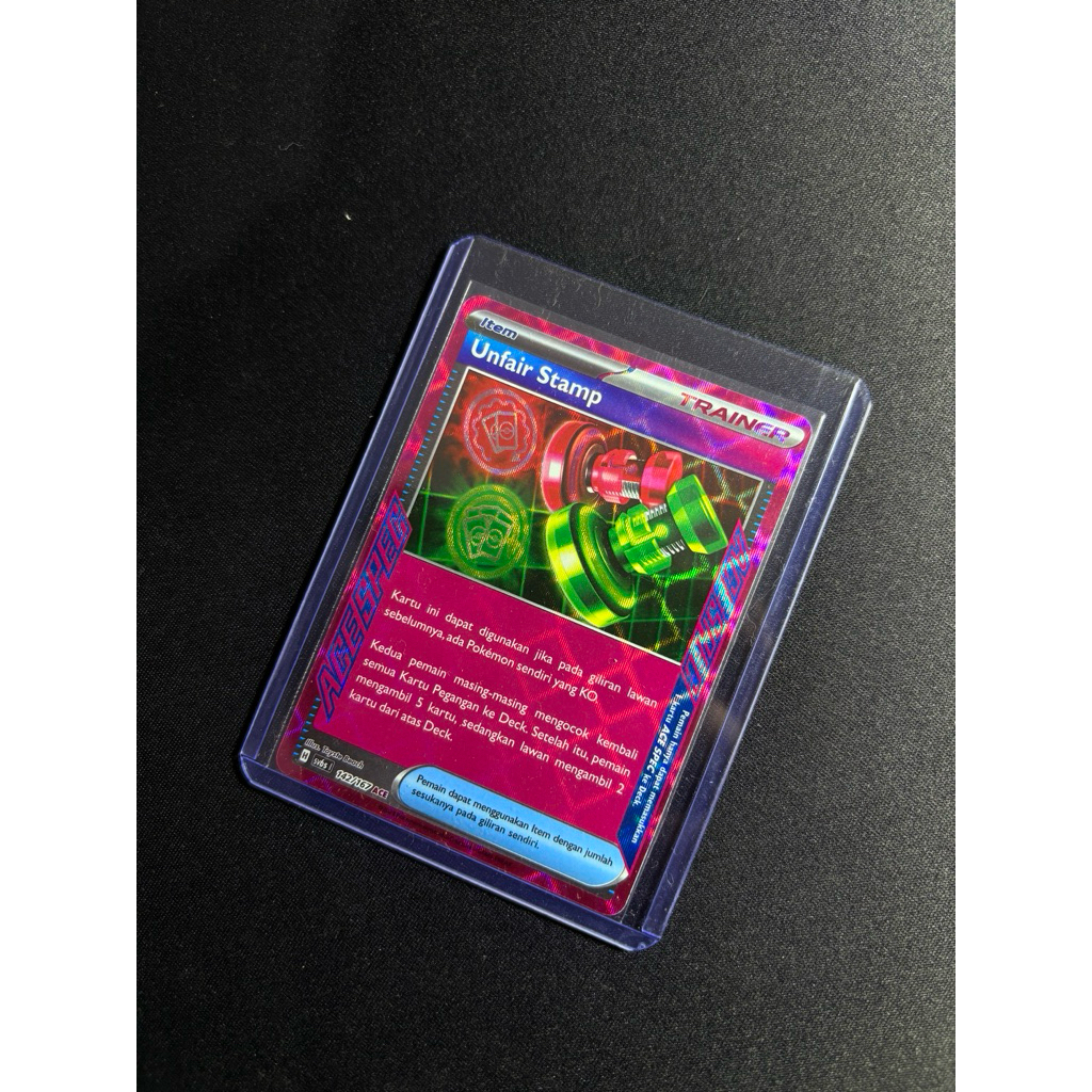 Pokemon TCG Indo - Unfair Stamp - Win Lelang