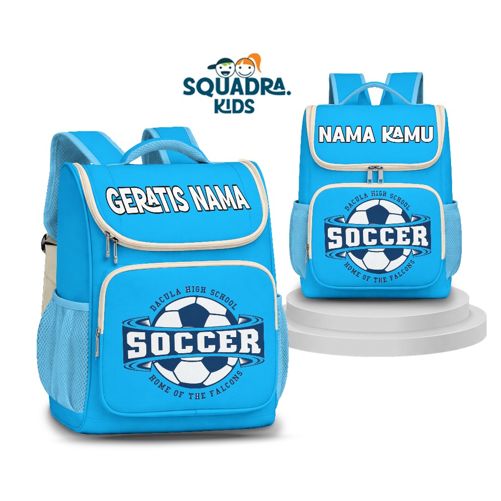 Tas Ransel Backpack anak Tas Futsal Sepak bola Tas Olahraga Free Nama