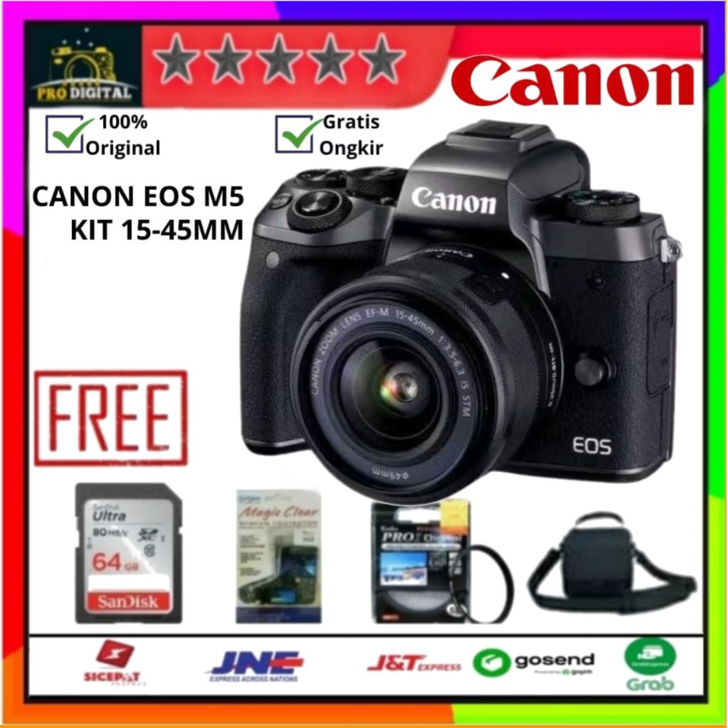 CANON EOS M5 KIT 15-45MM / CANON M5 KIT 15-45MM / CANON M5