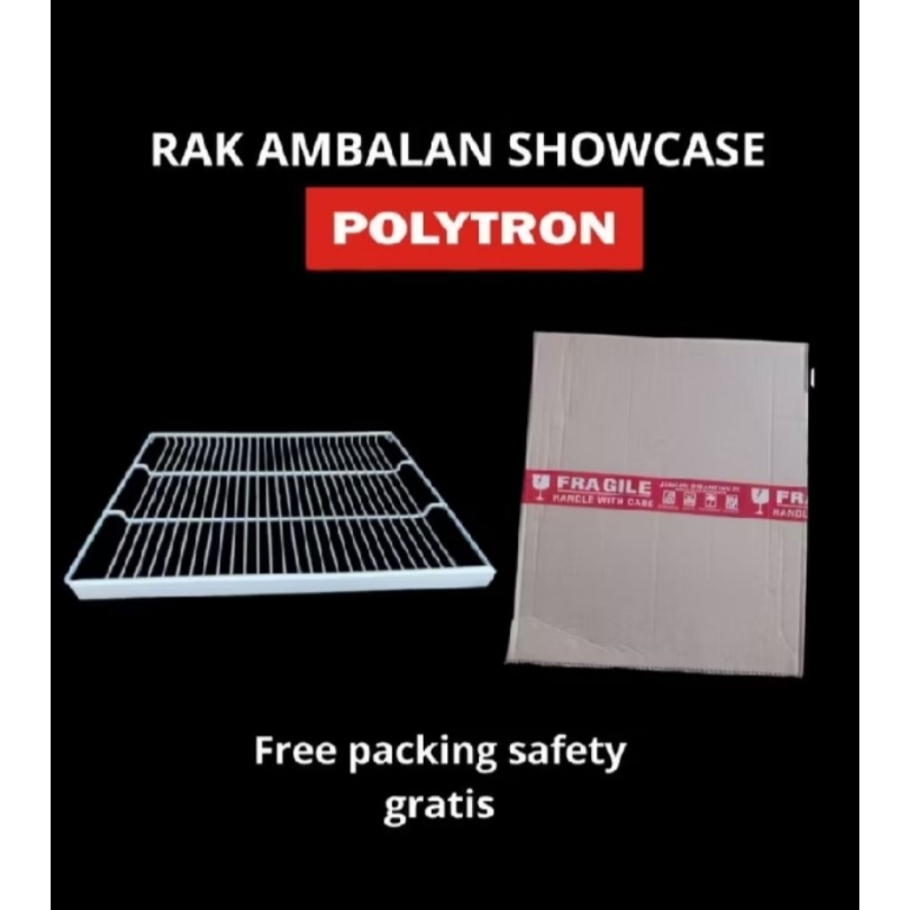 rak Polytron hambalan kulkas 1 pintu 2 pintu