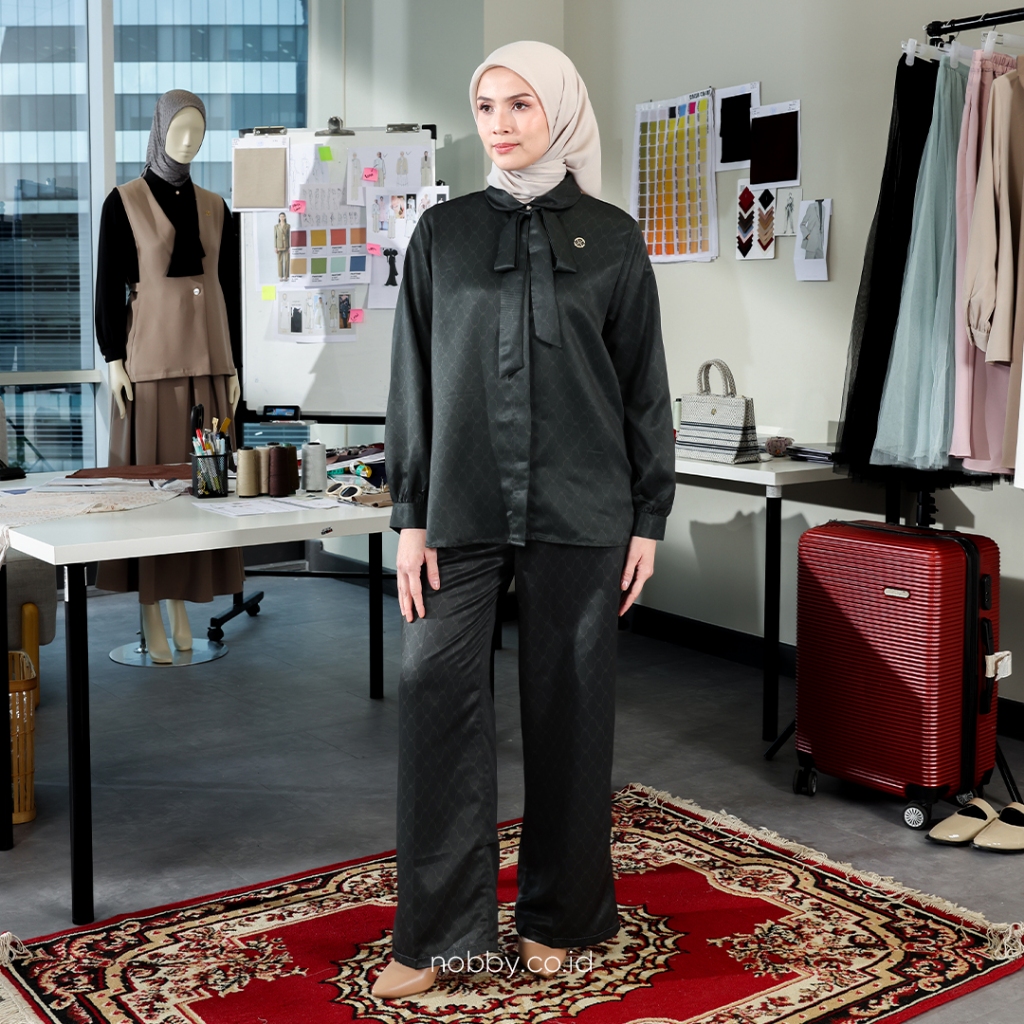 Nobby Arundaya Kulot Celana Panjang Terbaru Bahan Ayesha Silk