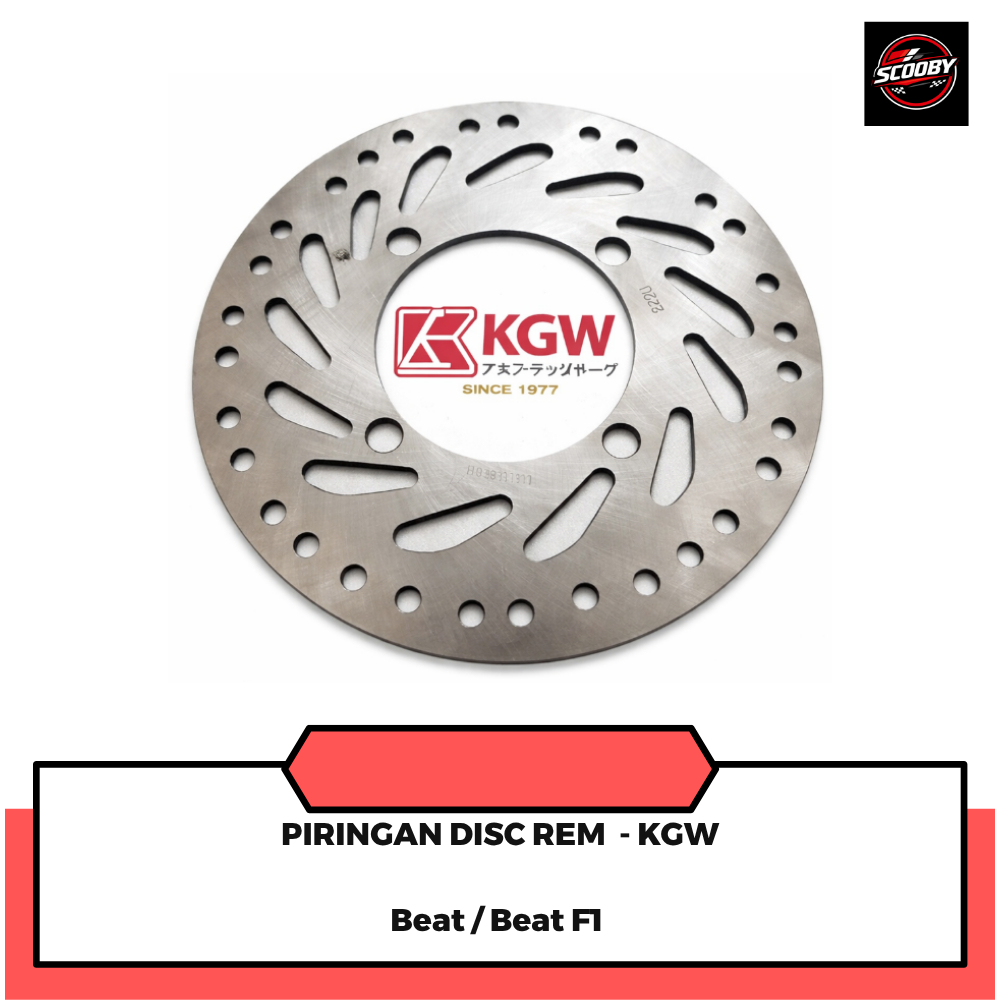 PIRINGAN CAKRAM DISC REM MOTOR HONDA BEAT / BEAT F1 - KGW