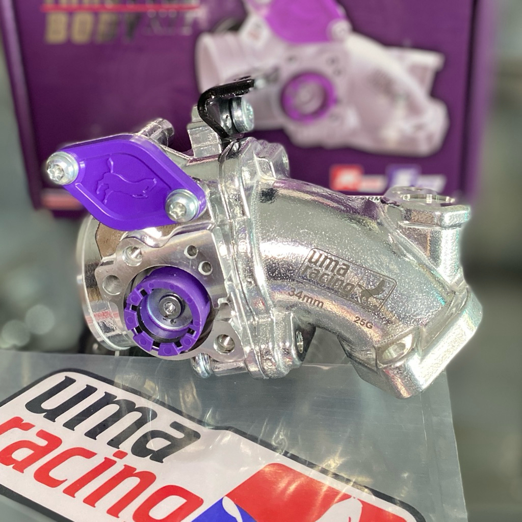 THROTTLE BODY KIT V2 UMA RACING 34 MM FOR NMAX AEROX