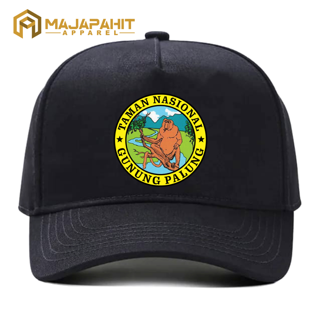 Topi Balai Taman Nasional Gunung Palung Baseball Full Kain Premium - Majapahit Apparel