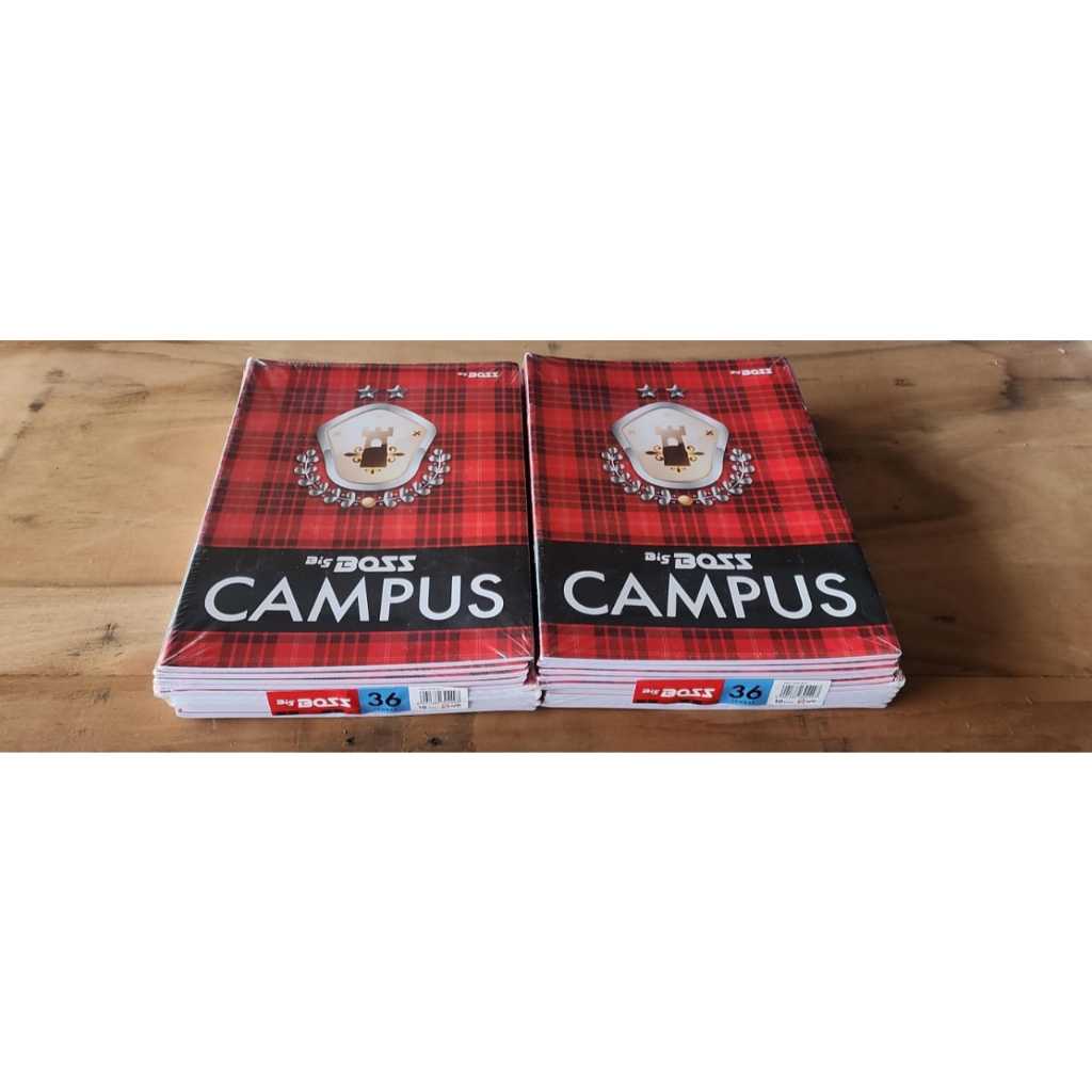 10 Buku Tulis BIG BOSS CAMPUS 36Lembar | Buku Tulis BIG BOSS CAMPUS 50Lembar | 6 Buku Tulis Big boss