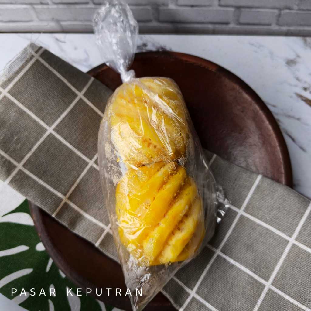 Nanas kupas kecil 2-3 buah/nanas kupas/nanas segar