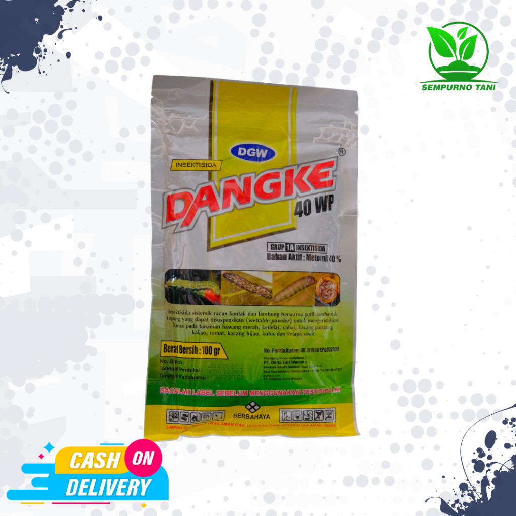 INSEKTISIDA - DANGKE 40 WP - 100 GRAM - Metomil - DGW integrate endure
