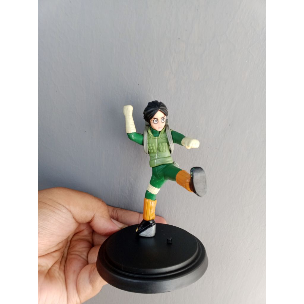 Action Figure Rock Lee Naruto Figure Base Dudukan Bekas Koleksi