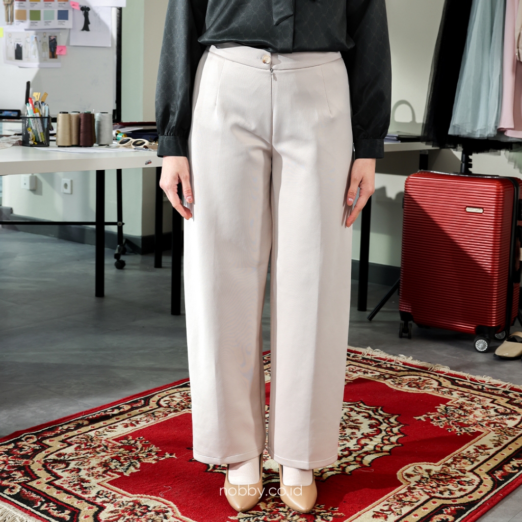 Nobby Ella Pants Celana Panjang Wanita Terbaru Bahan Esmic Twill