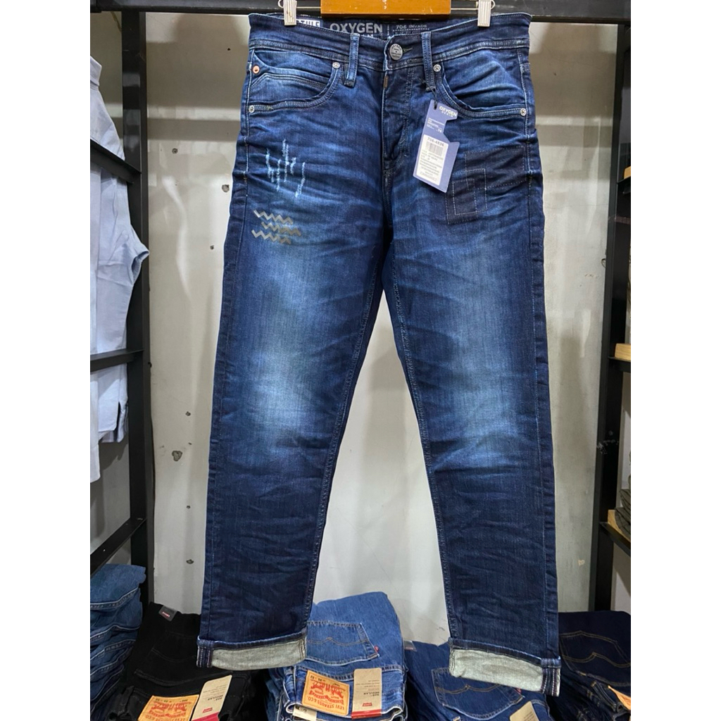 Celana jeans oxygen panjang 706-4836