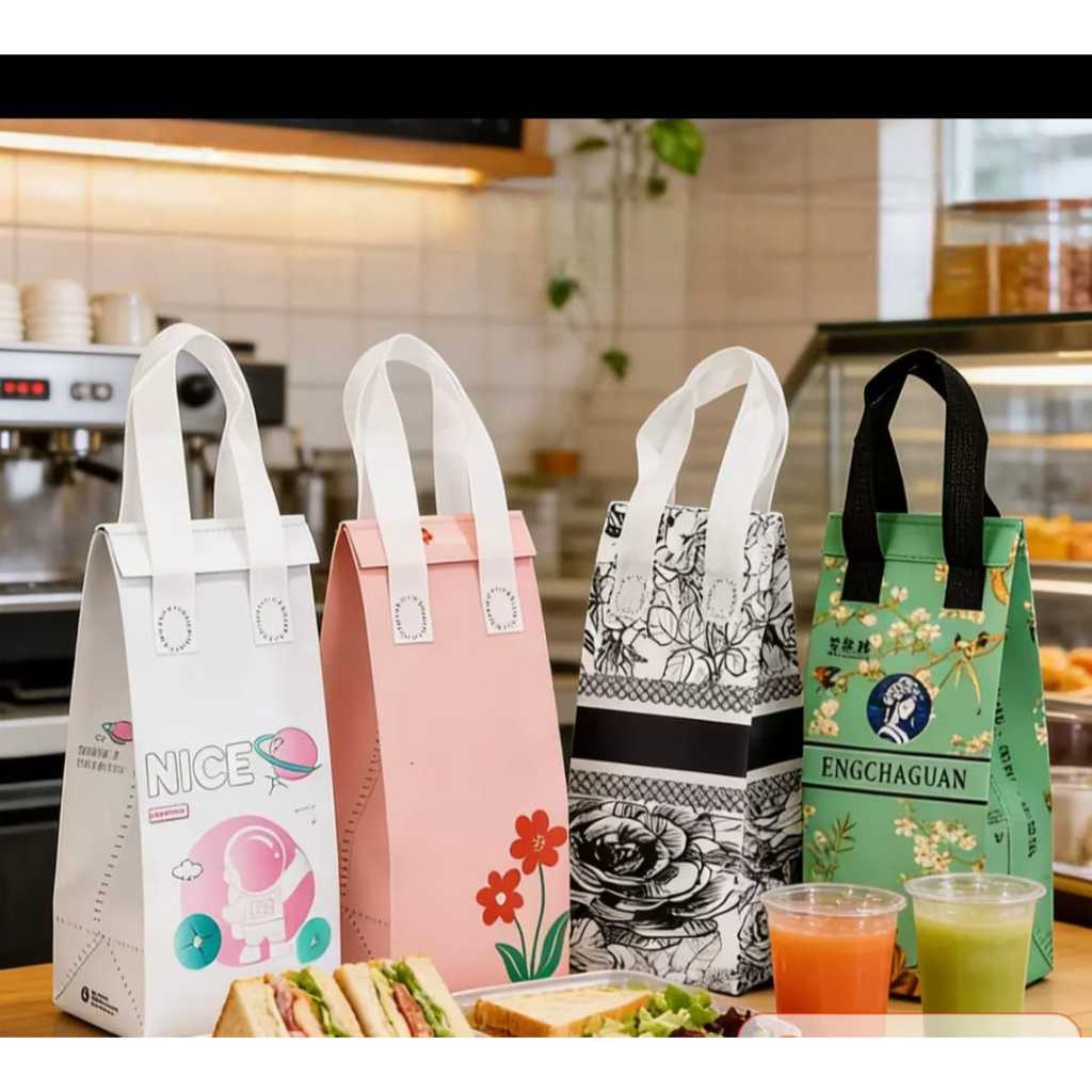 Tas Botol 1 liter Tas 2 jar 750-800ml Tas Box  2 jar 1000ml Tas Imlek Tas Lebaran Tas Lucu Natal Tas
