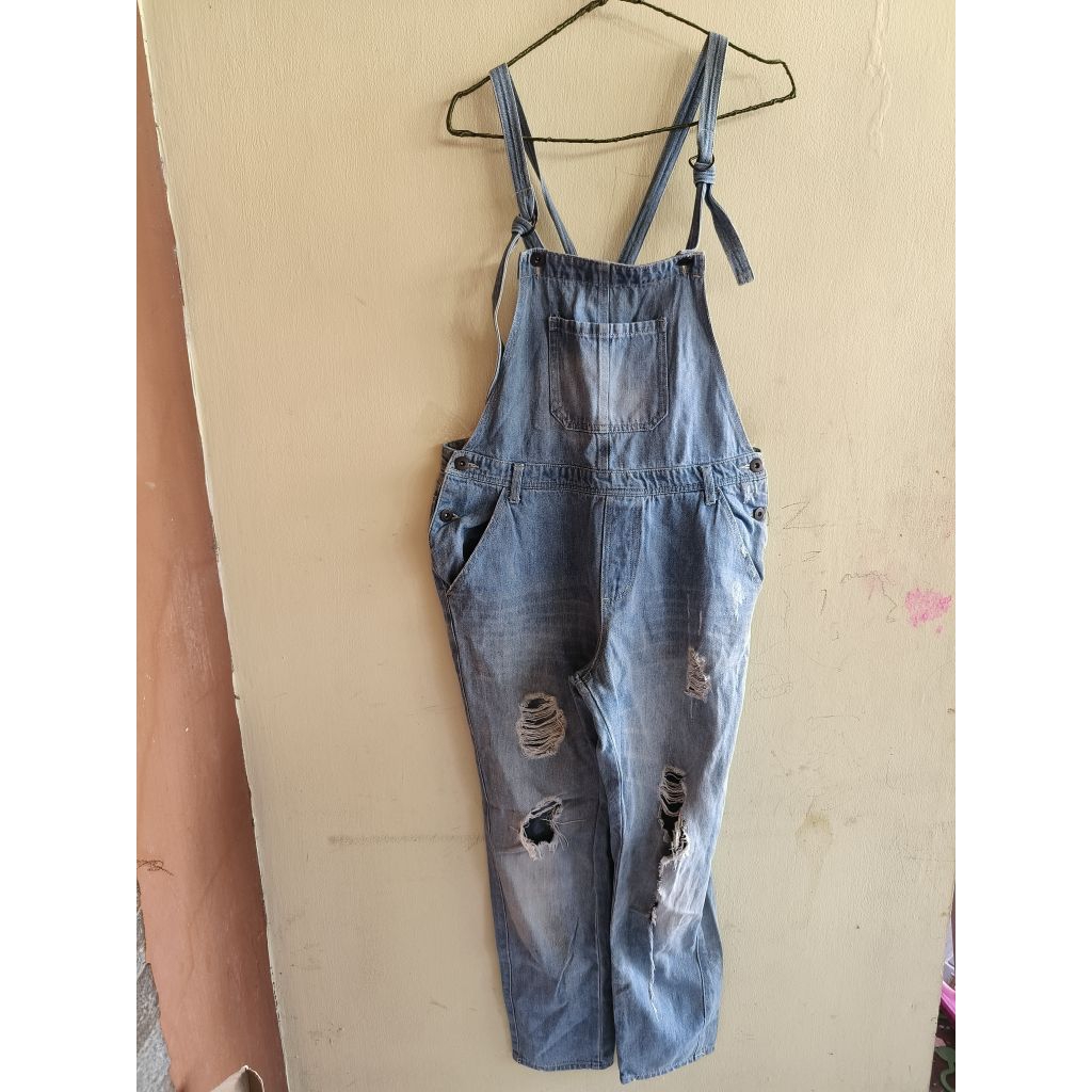 PRELOVED overall jeans