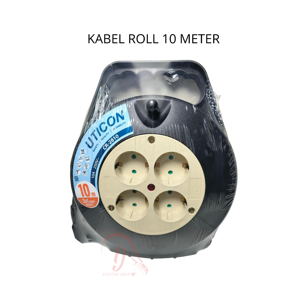UTICON BOX KABEL UTICON KABEL ROLL PANJANG KABEL GULUNG 10 METER UTICON KABEL ROLL 10M CR-2810 ORIGI