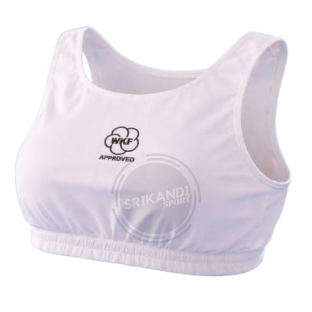 Chest Protector Karate Female Pelindung Dada Beladiri Karate Perempuan WKF PUTIH