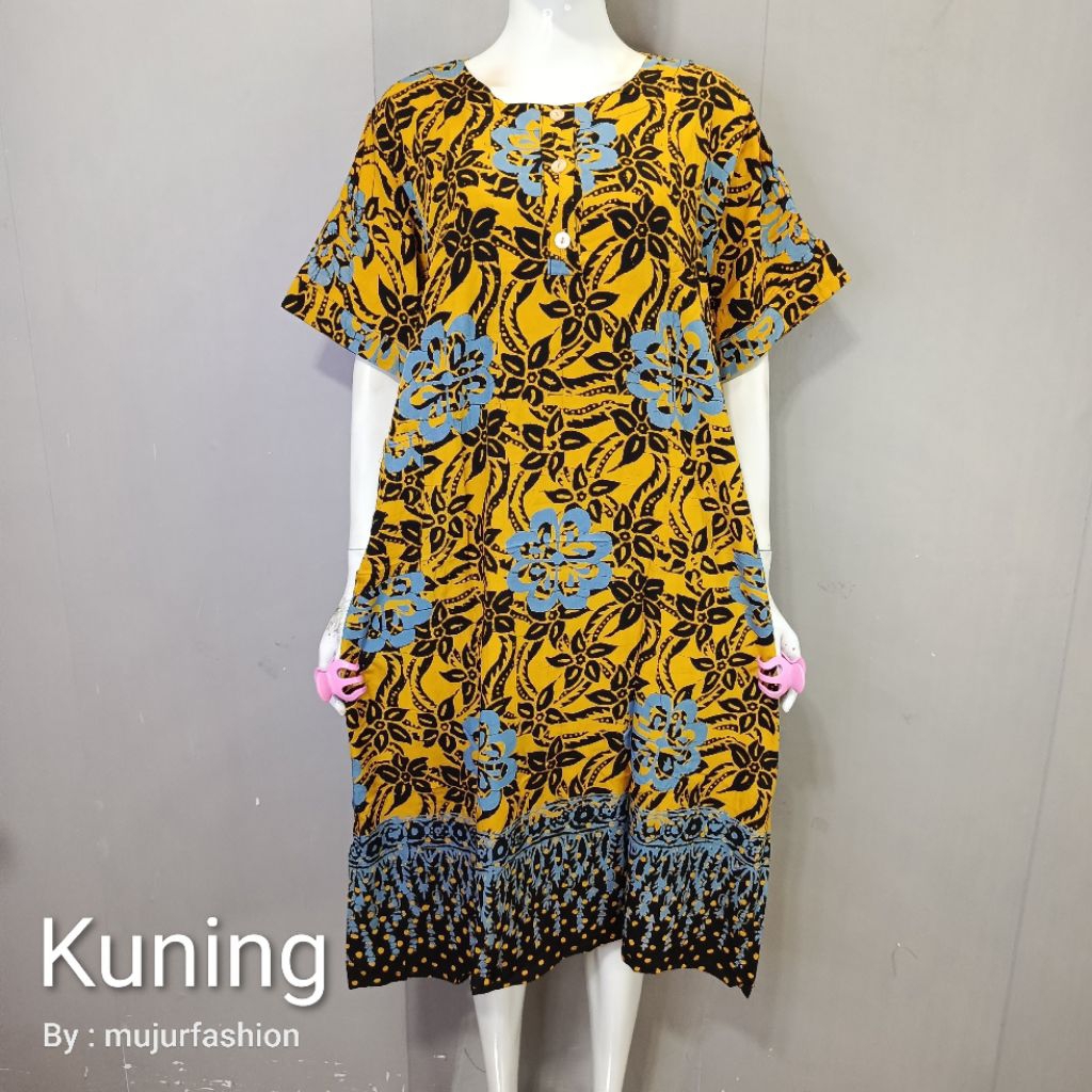 (Byk Motif) Daster Batik Solo BL Busui Xl Ld 130 Pb 110