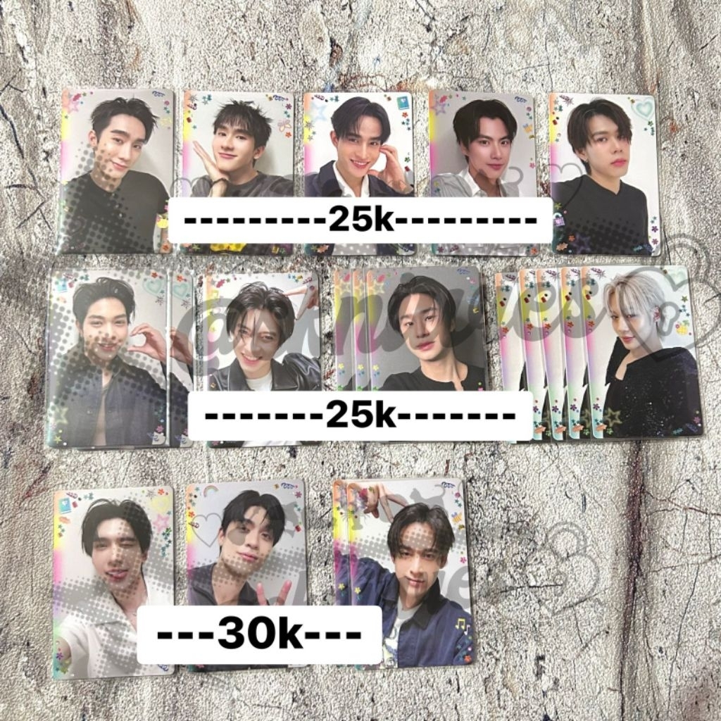 cc collectible card boys heart shot fanival gmmtv 2026 force book barcode ohm pawat tui lego lykn ch