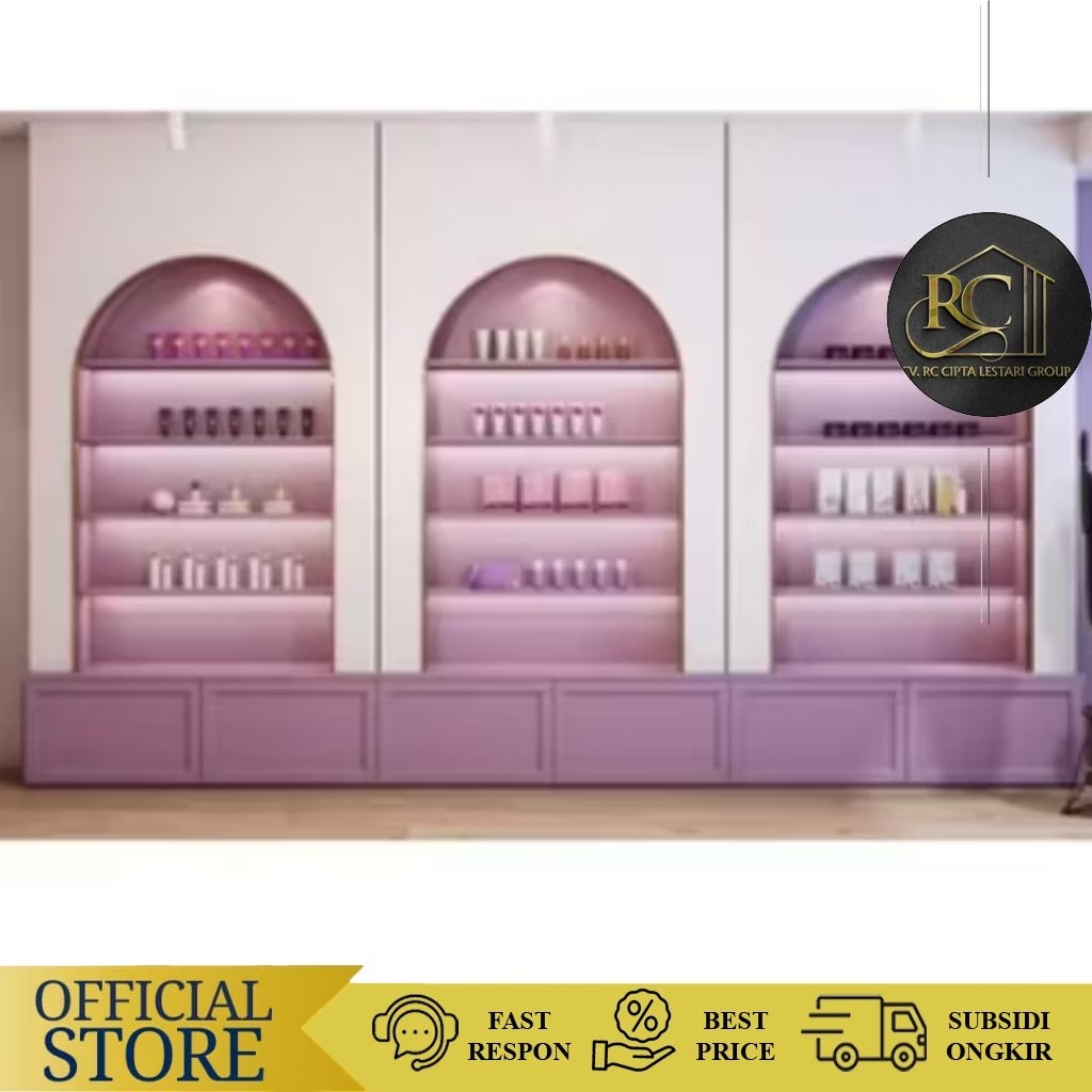Bagdrop Display|1 Unit Rak Display Toko Free Lampu|Terima Custome