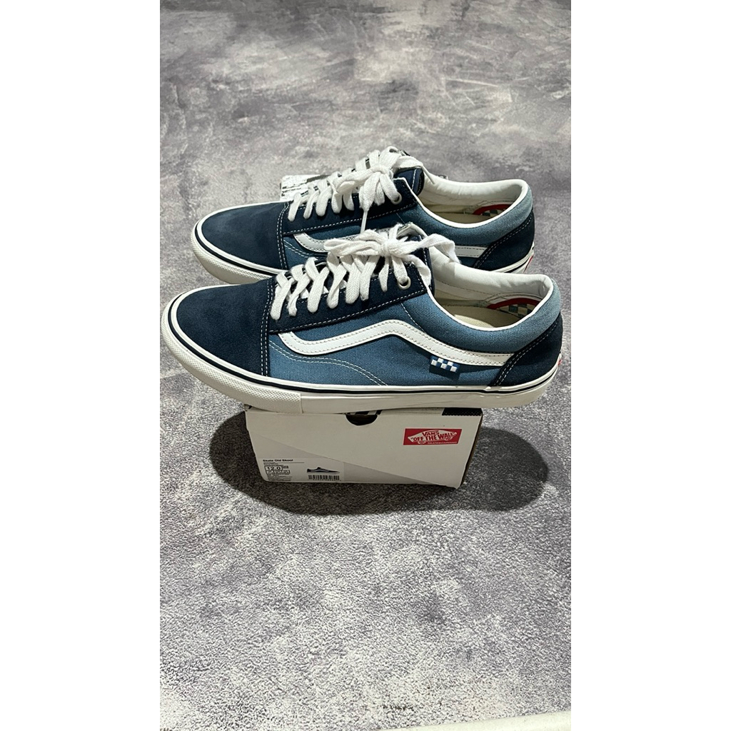 Vans Skate Old Skool Navy Original Resmi