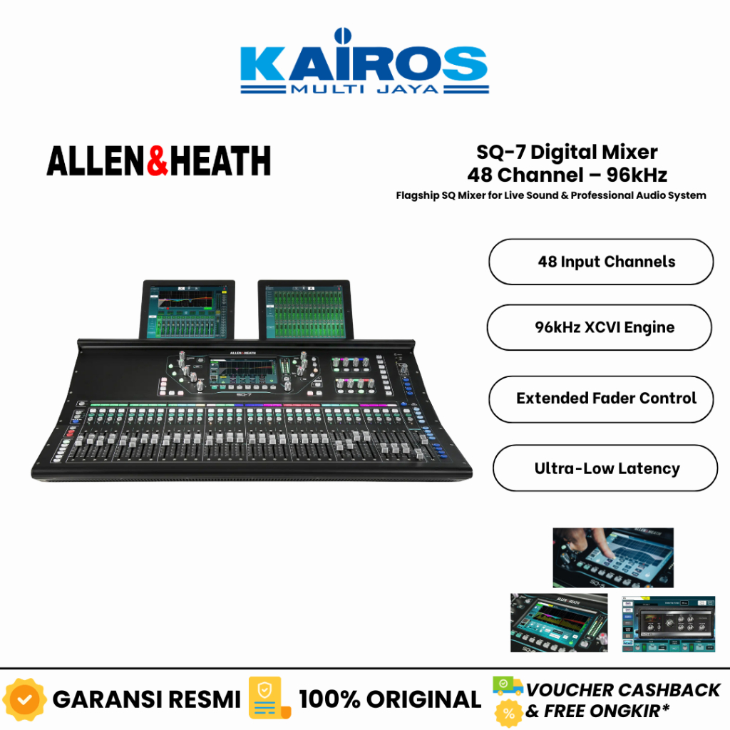 ALLEN&HEATH SQ-7 Digital Mixer 48 Channel 96kHz Profesional Live Sound SQ7 Original