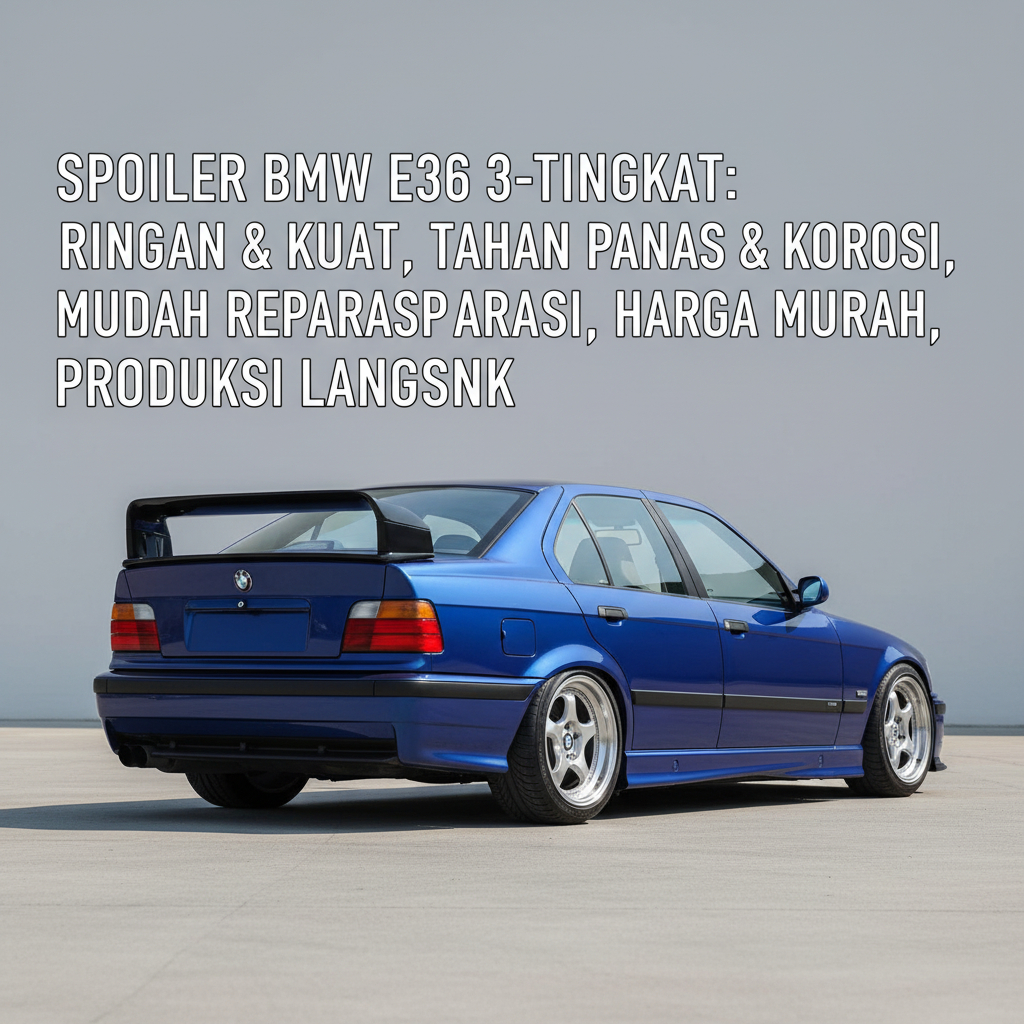 spoiler bmw e36 3 tingkat bodykit bmw e36
