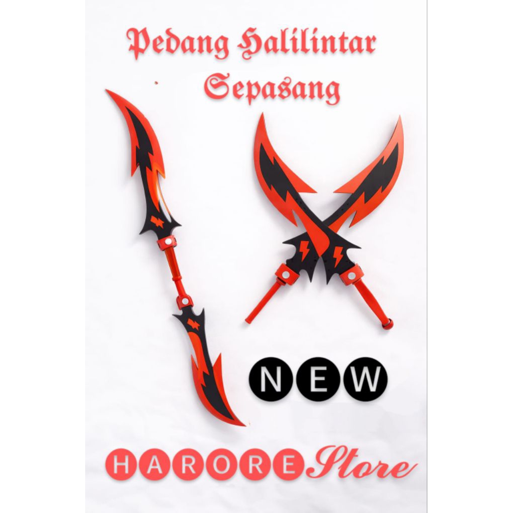 Pedang Boboiboy Halilintar Sepasang mainan anak