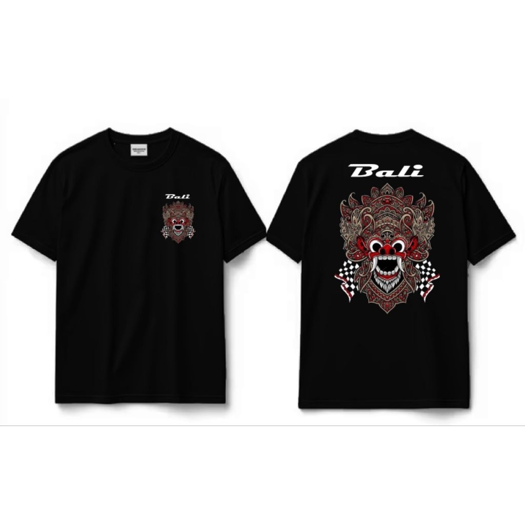 Kaos Distro/Barong Bali./Kaos pria/wanita bahan 24s tebal dan adem