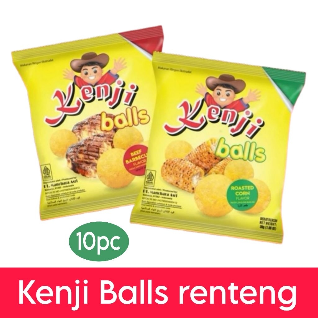 Kenji Koboi Balls snack isi 10bj renceng