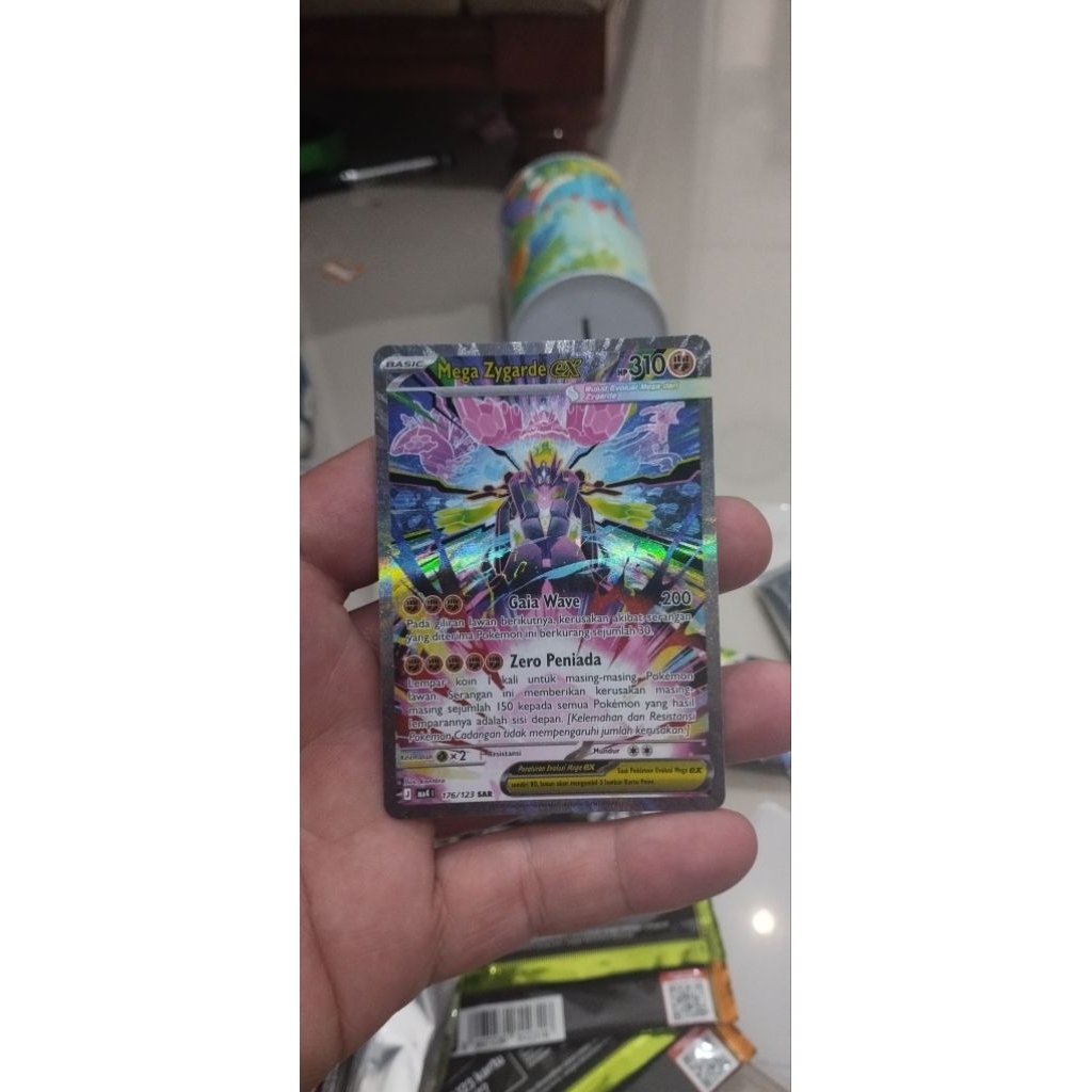 Mega Zygarde Ex SAR 176/123 fresh pulled
