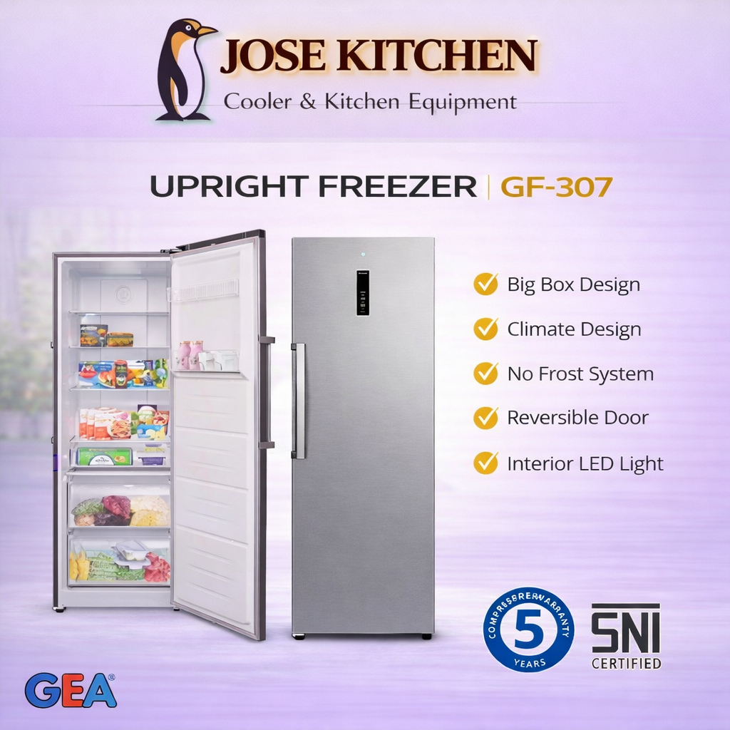 GEA Upright Freezer GF-307 / GF307 / GF 307 / Kulkas