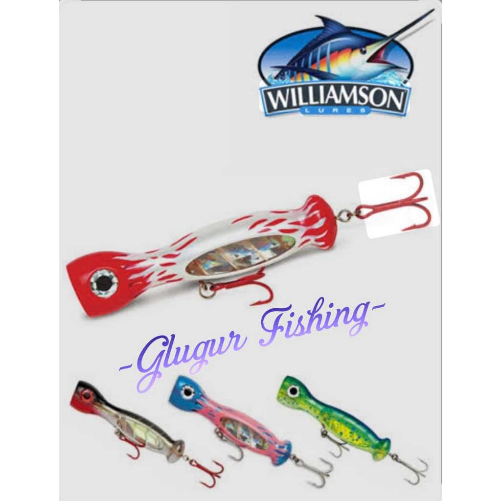 UMPAN PANCING WILLIAMSON JET POPPER 17.5cm / 7" / 120g-4oz / 300LB HARD LURE