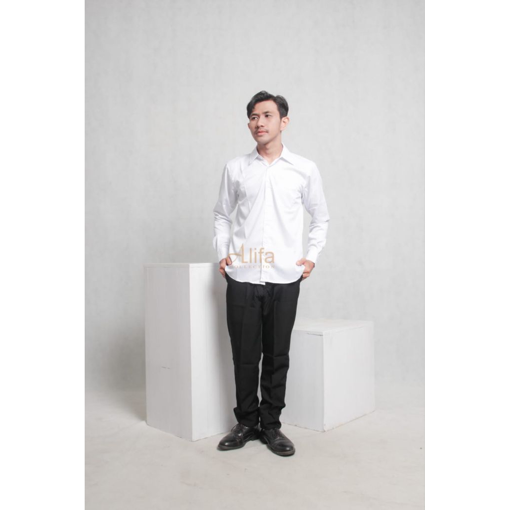 kameja pria-kameja pria lengan panjang-kameja pria putih-kameja pria formal-kameja pria putih lengan