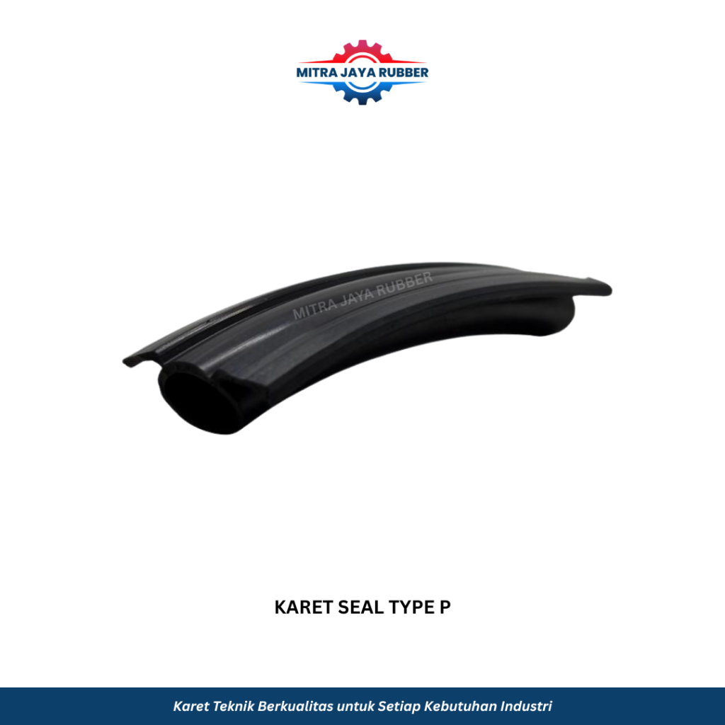 Karet Seal Type P List Karet Pintu Mobil Anti Air Perapat Celah Rubber Seal Serbaguna