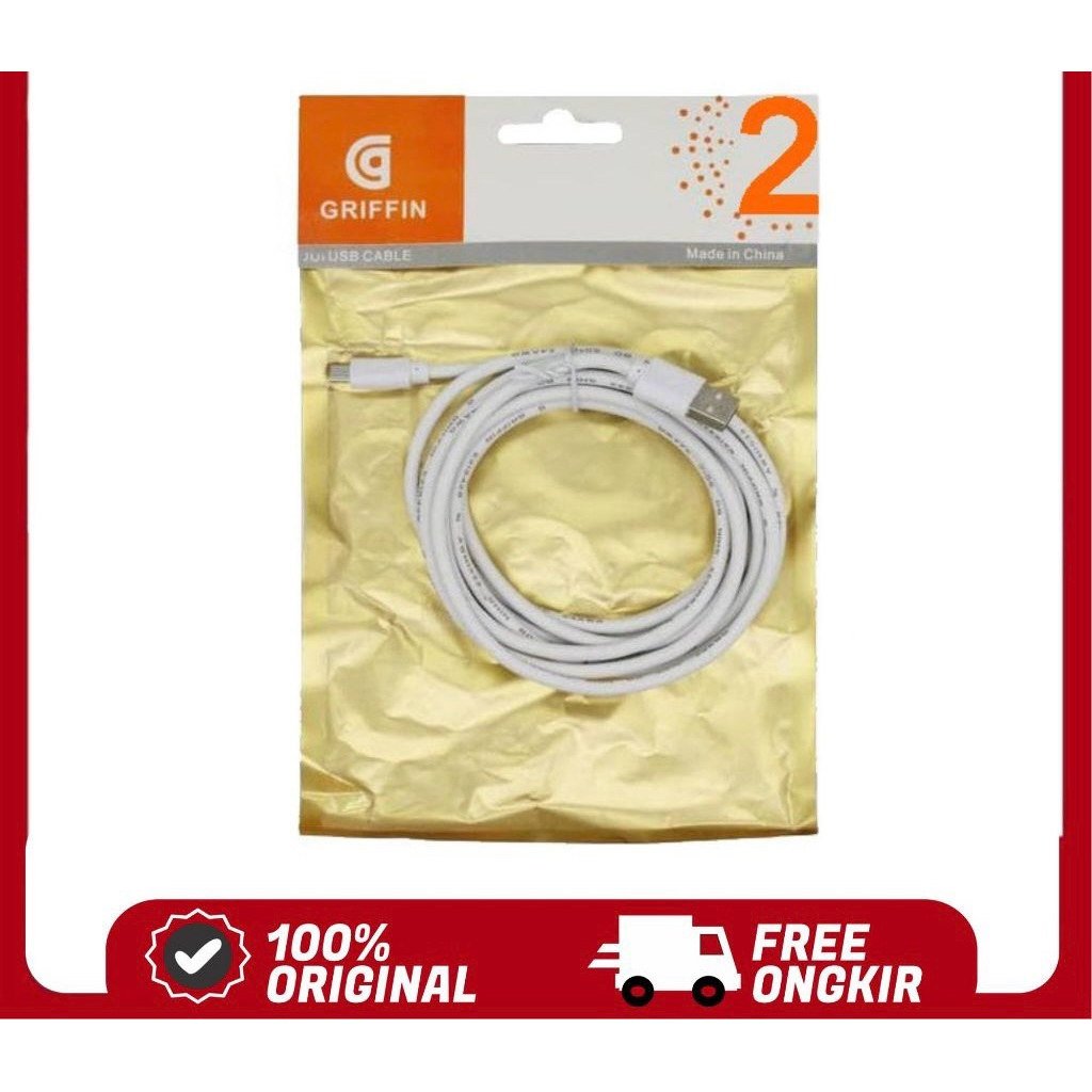 Kabel Data Griffin Micro USB 2 Meter 3 Meter Fast Charging