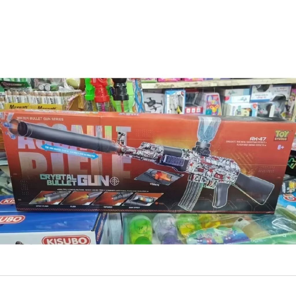 Mainan Tembakan Pistol Electric Water Gel Crystal Bullet Gun