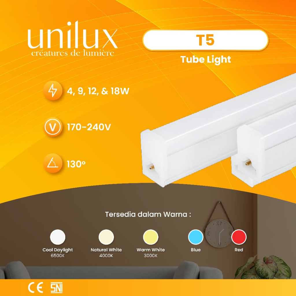 Lampu Drop Ceiling T5 / Lampu Etalase T5 / Lampu Led T5 4W / Lampu T5 Led 4 Watt 30cm