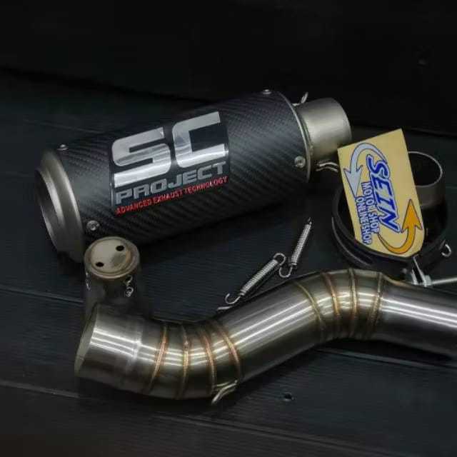 Knalpot Sc Project Carbon Doff Import Grade Ori Cbr 250 RR