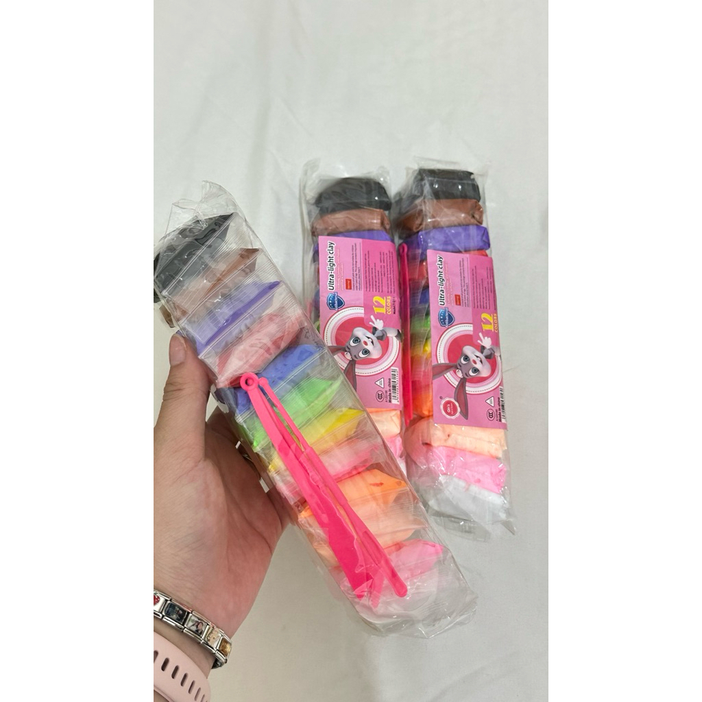 Mainan Clay Anak (12pcs)/ Slime Clay Dough/ Mainan Anak/ Clay