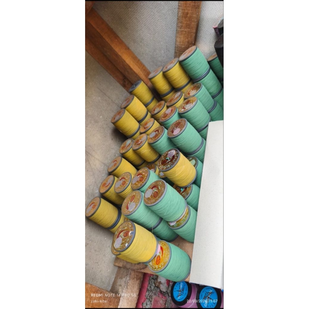 GELASAN HUWI GOLD N66 BOBIN HIJAU GRADE AAAA+