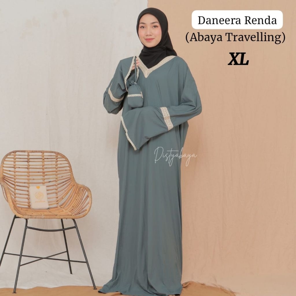 MUKENA ABAYA DANEERA RENDA XL