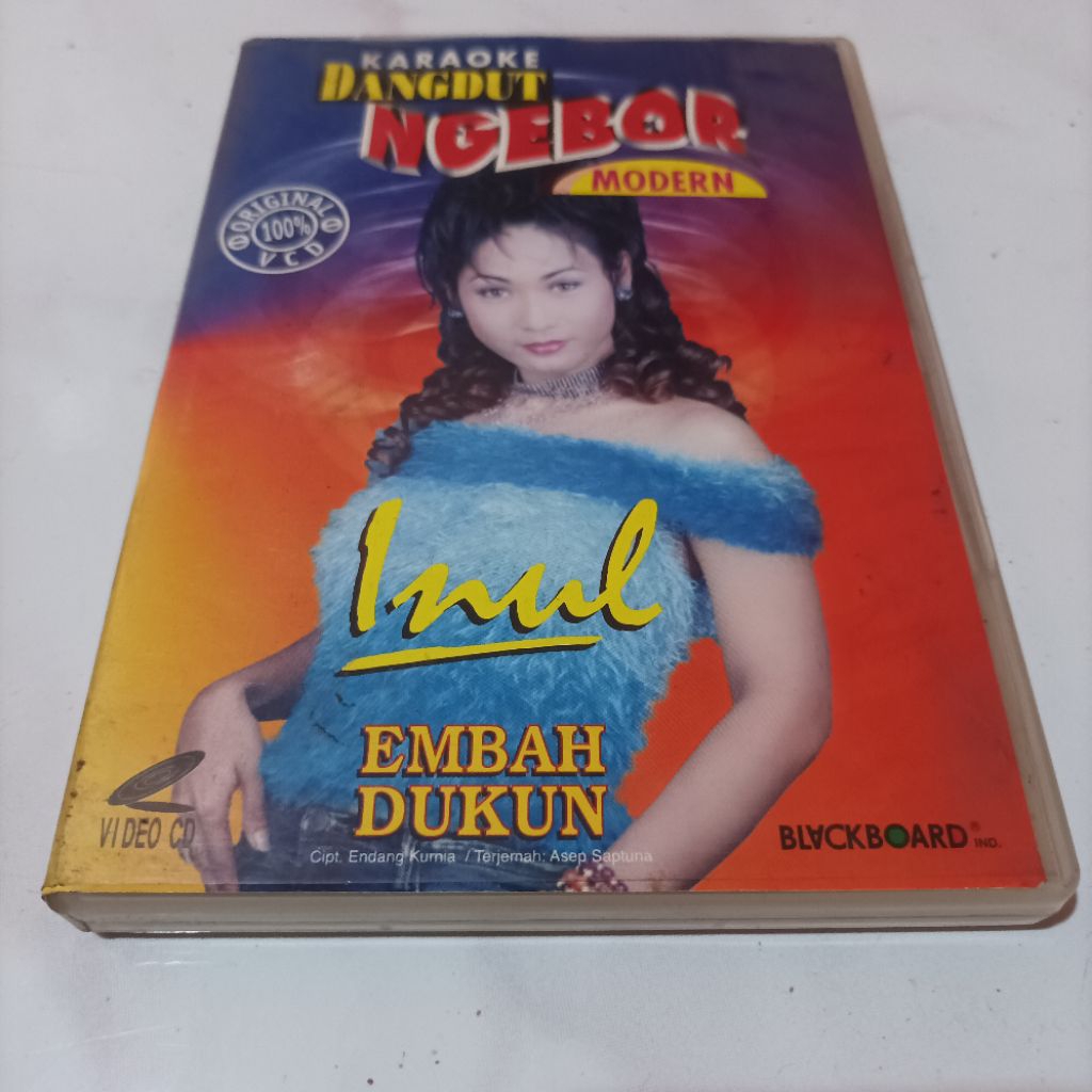 Original VCD Musik Karaoke Inul Daratista Album Ngebor Modern