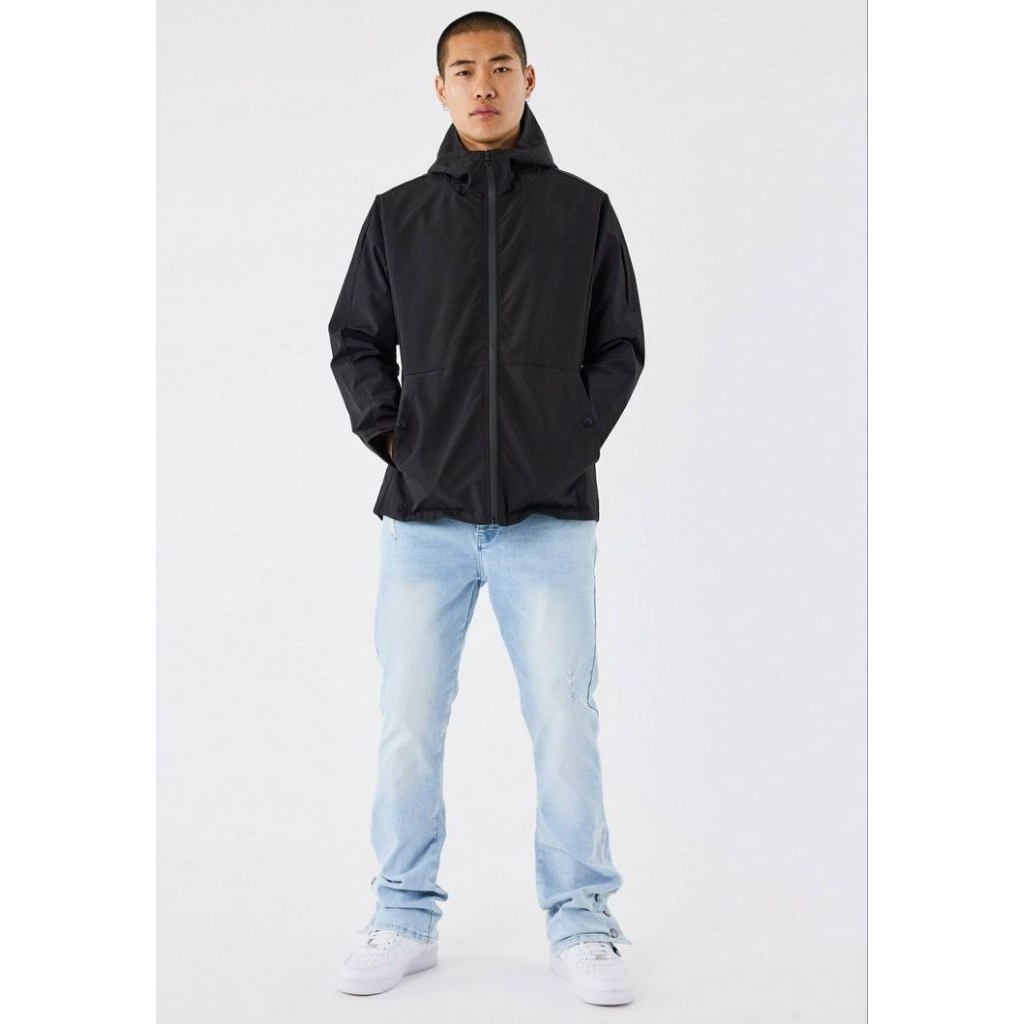 JAKET GOPCORE POLOS HITAM JAKET PARASUT JAKET RUNNING JAKET OUTDOR
