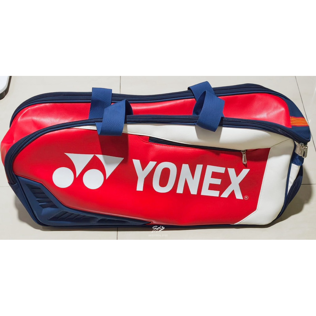 Tas Badminton Yonex BA02331WEX EXPERT SERIES ORIGINAL Bekas Second 2nd - Red White