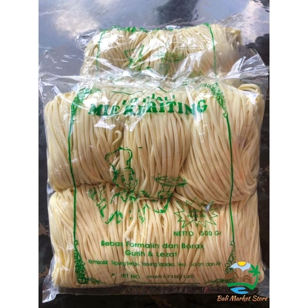 Mie mentah MIe Keriting ud djali