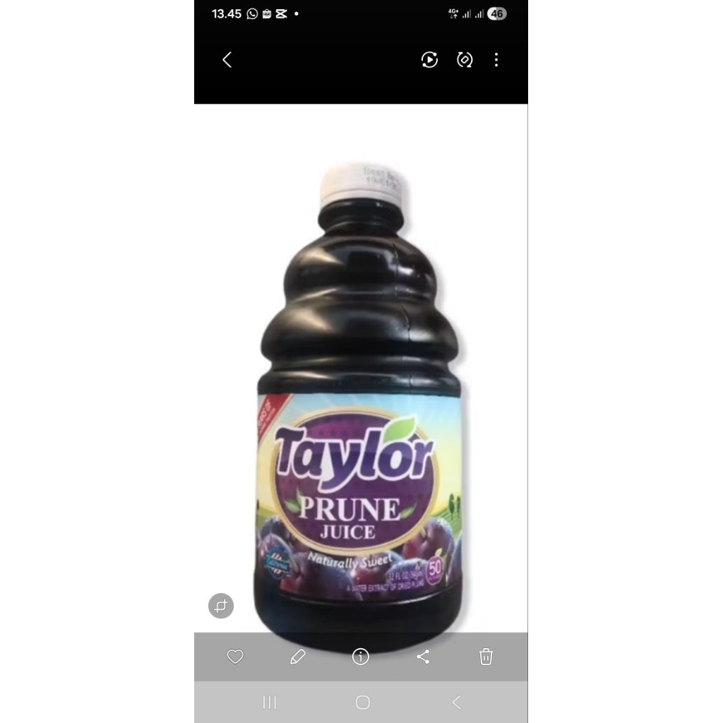 taylor prune juice 945 ml